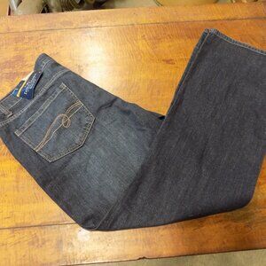 Faded Glory Women’s Bootcut Jeans Size 16P Petite Dark Wash Denim